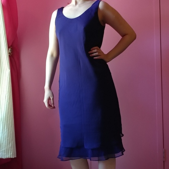 Jessica Howard Purple Slip Dress - Picture 1 of 7